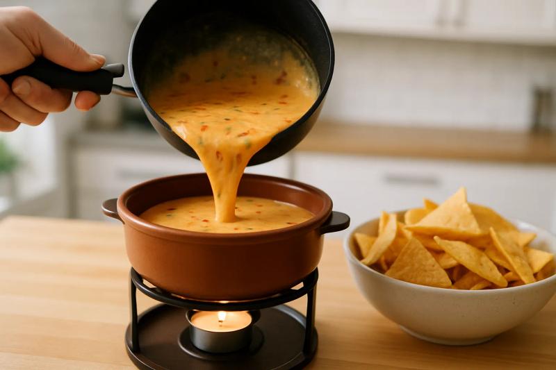 Paso 5 de Chili con Queso Dip