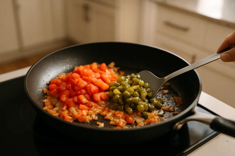 Paso 2 de Queso Dip Tex-Mex