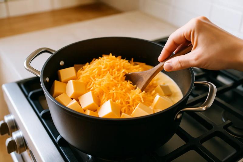 Paso 3 de Queso Dip Tex-Mex