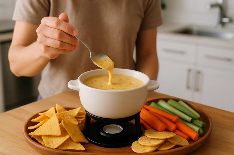 Paso 5 de Queso Dip Tex-Mex