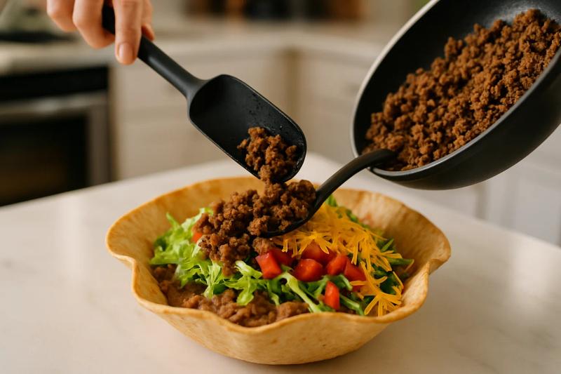 Paso 4 de Ensalada de Taco