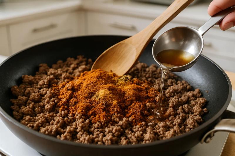 Paso 1 de Taquitos Tex-Mex