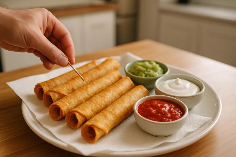 Paso 5 de Taquitos Tex-Mex