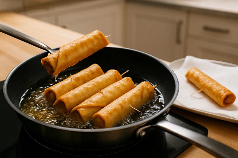 Paso 4 de Flautas Tex-Mex con Queso