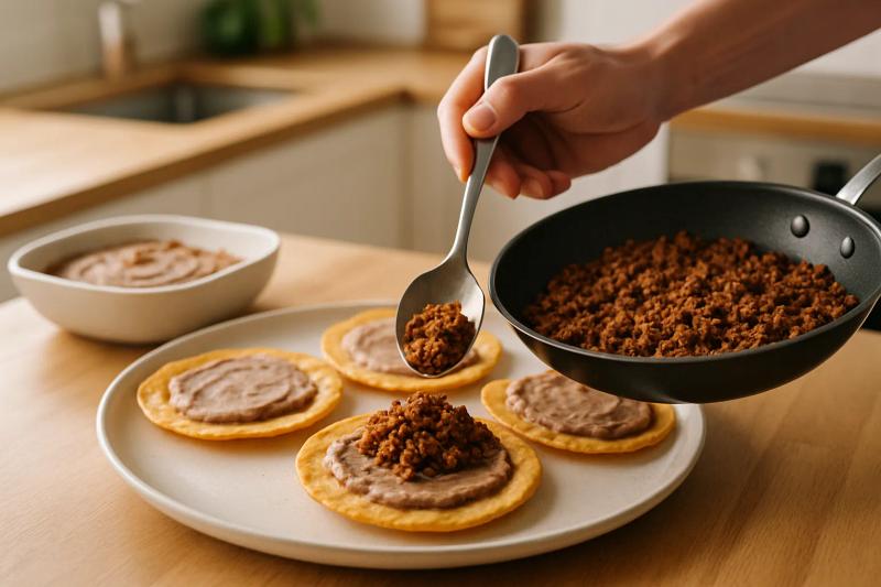 Paso 4 de Chalupa Tex-Mex