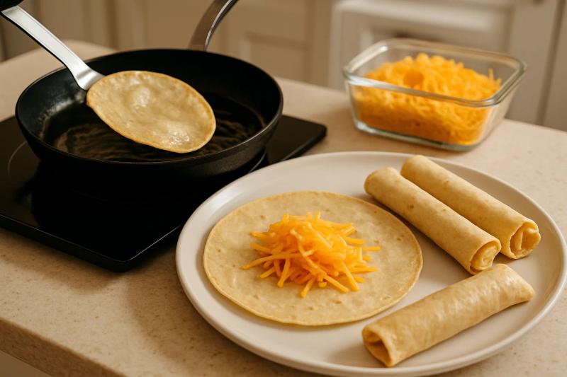 Paso 3 de Enchiladas Tex-Mex de Queso