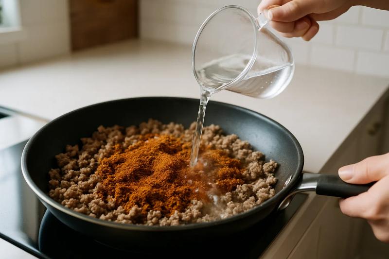 Paso 1 de Crunchwrap Supreme Casero