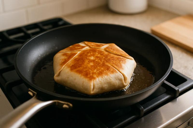 Paso 6 de Crunchwrap Supreme Casero