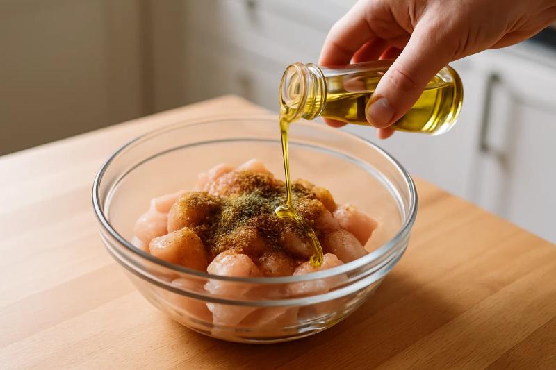 Paso 1 de Bowl de Arroz con Pollo a la Mexicana