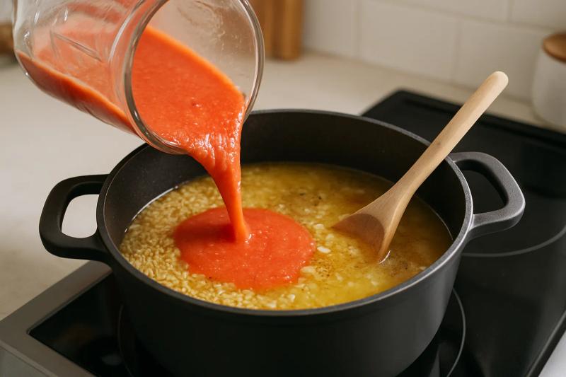 Paso 4 de Bowl de Arroz con Pollo a la Mexicana