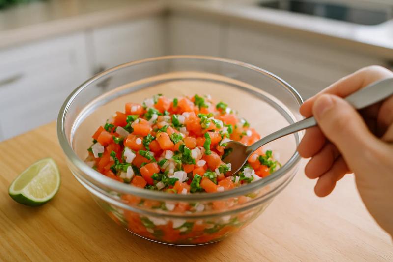 Paso 5 de Bowl de Arroz con Pollo a la Mexicana