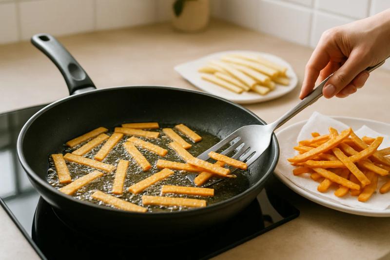 Paso 1 de Ensalada Mexicana con Tortilla Crujiente
