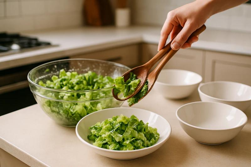 Paso 5 de Ensalada Mexicana con Tortilla Crujiente
