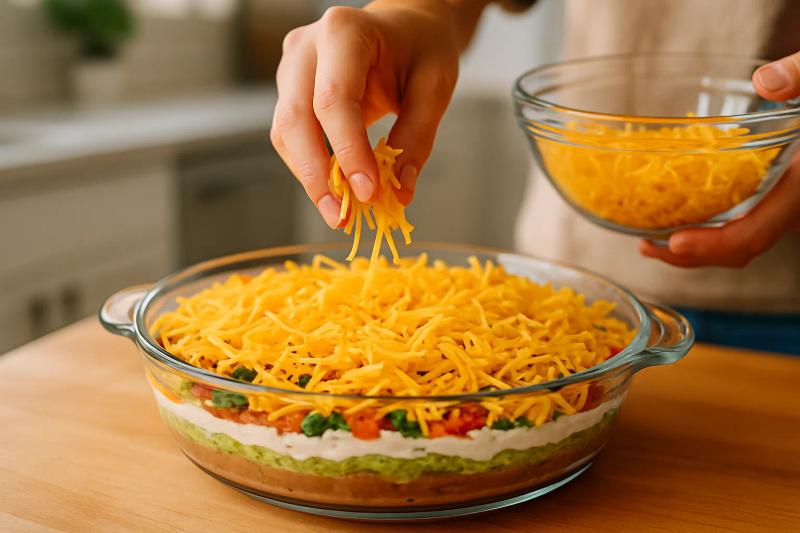 Paso 5 de Dip de 7 Capas