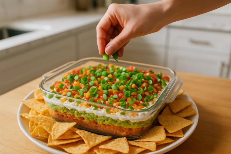 Paso 7 de Dip de 7 Capas