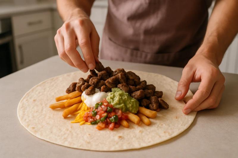 Paso 6 de California Burrito