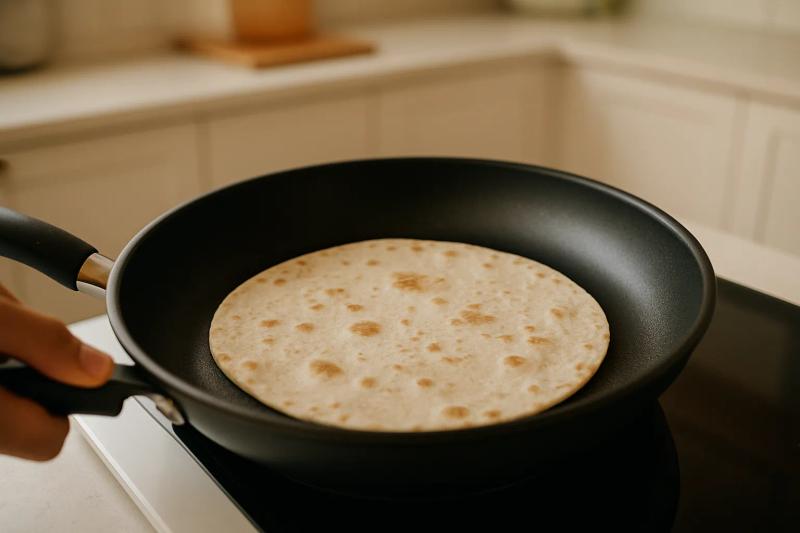 Paso 4 de Wrap de Pollo al Chipotle