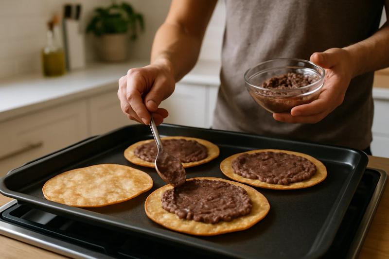 Paso 3 de Pizza Mexicana Casera