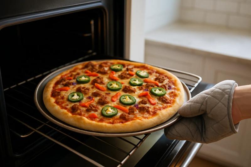 Paso 6 de Pizza Mexicana Casera