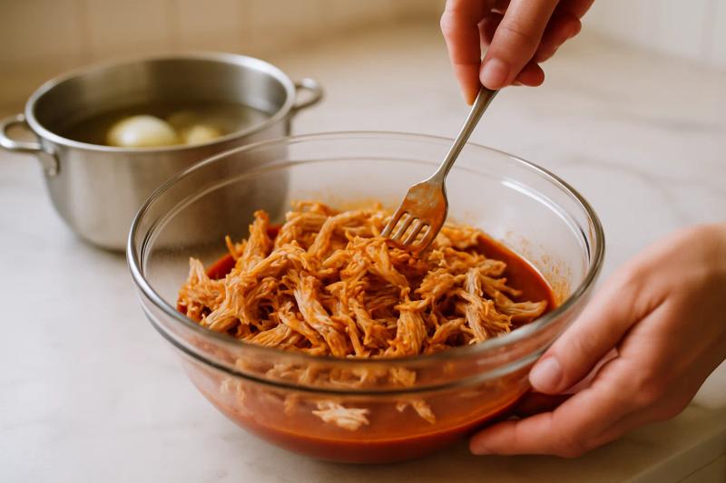 Paso 2 de Cazuela de Enchiladas
