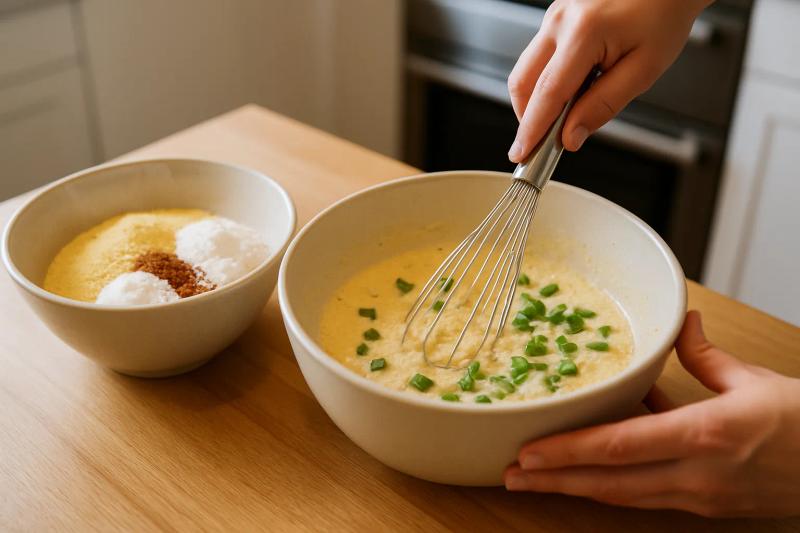 Paso 2 de Banderilla Americana (Corn Dog)