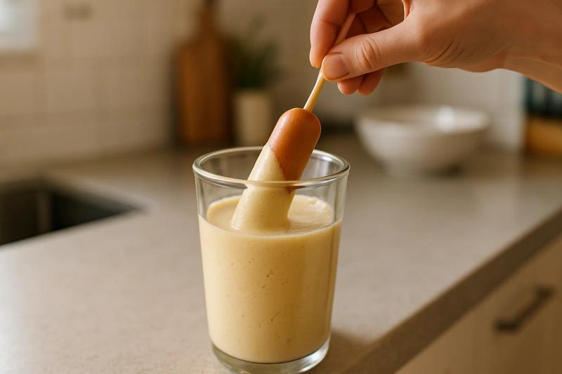 Paso 4 de Banderilla Americana (Corn Dog)