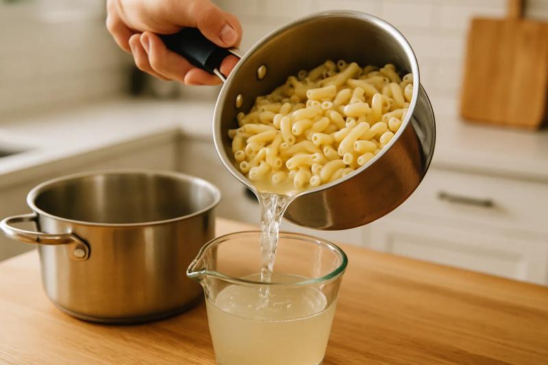 Paso 2 de Macarrones con Queso a la Mexicana