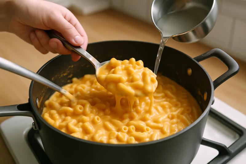 Paso 6 de Macarrones con Queso a la Mexicana