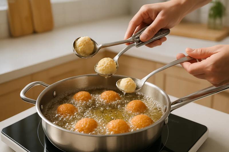 Paso 3 de Bocaditos de Churro con Chocolate