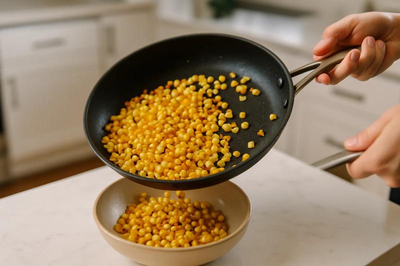 Paso 2 de Ensalada de Elote Callejero