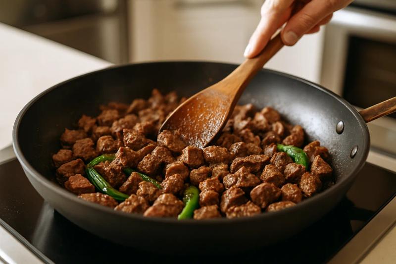 Paso 3 de Tacos de Bistec