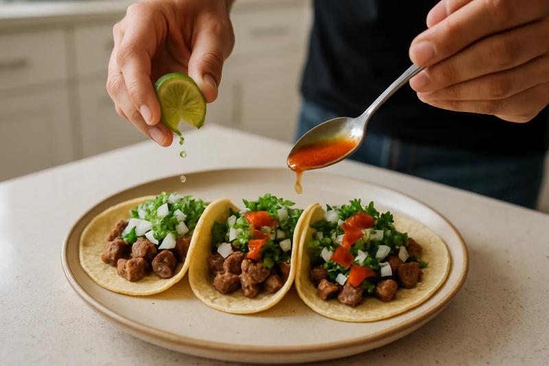 Paso 5 de Tacos de Bistec