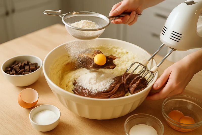 Paso 3 de Chocoflan (Pastel Imposible)