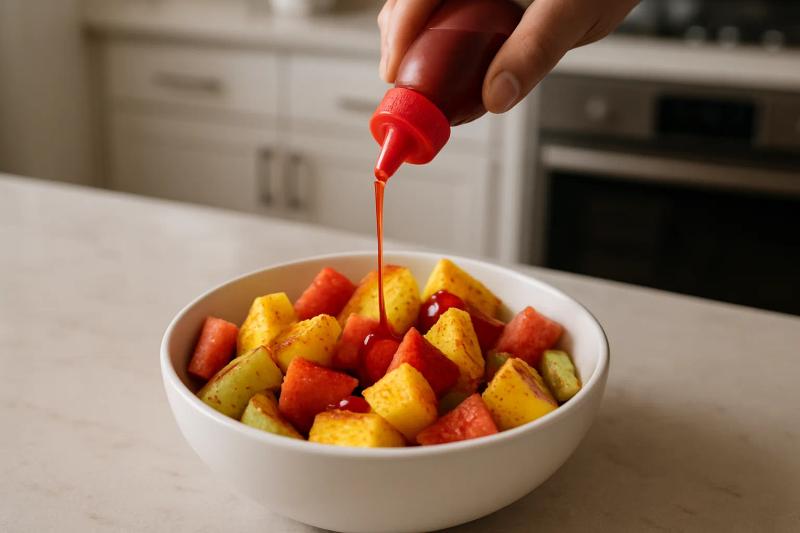 Paso 5 de Fruta con Chile