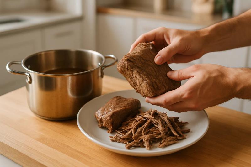 Paso 2 de Tinga de Res