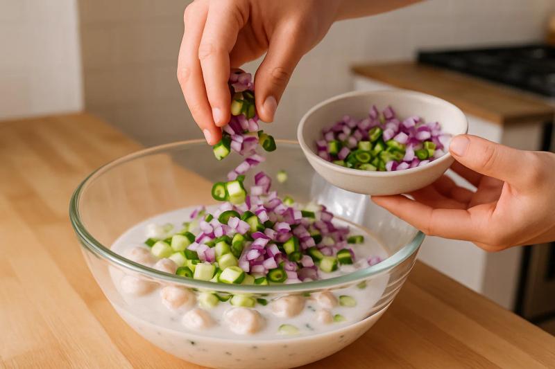 Paso 4 de Ceviche de Coco