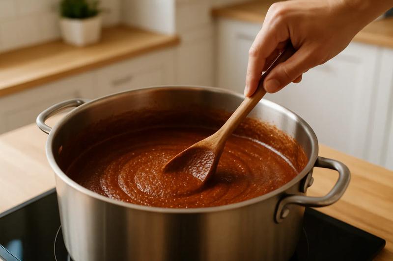 Paso 5 de Mole de Xico