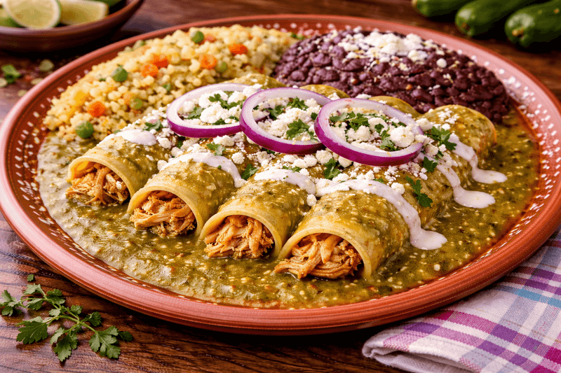 Enchiladas Verdes