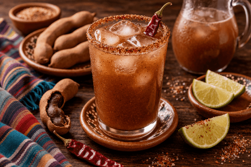 Agua de Tamarindo con Chile