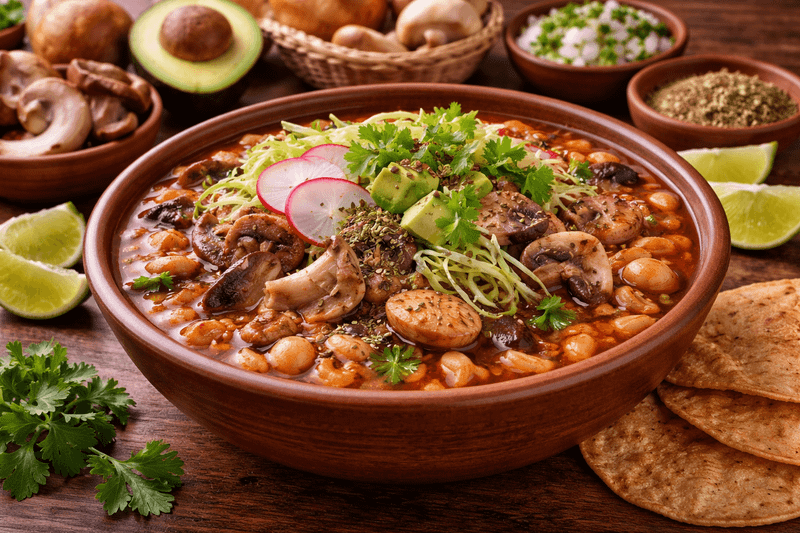 Pozole de Hongos