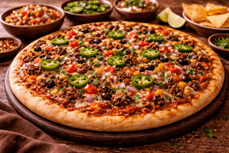 Pizza Mexicana Casera