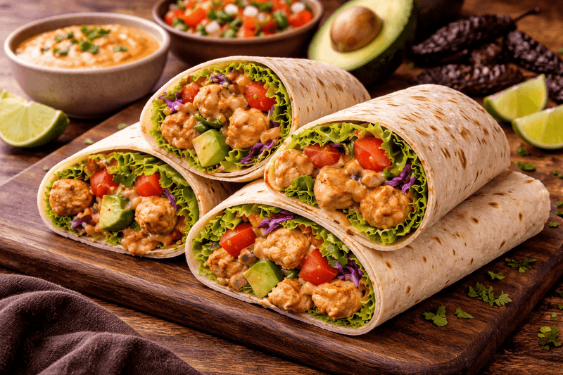 Wrap de Pollo al Chipotle