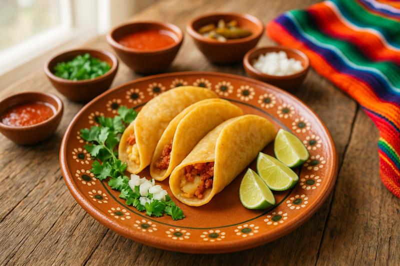 Tacos de Canasta de Papa