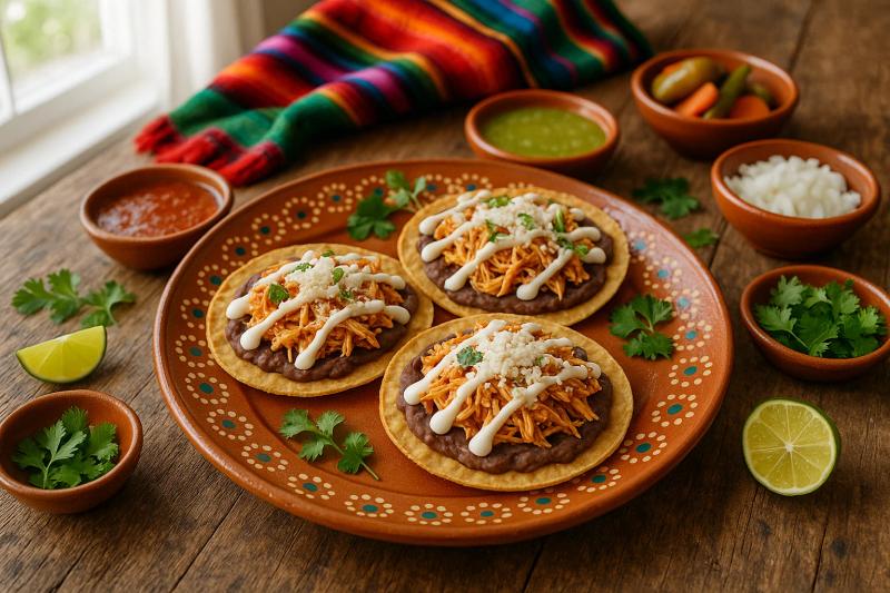 Tostadas de Pollo