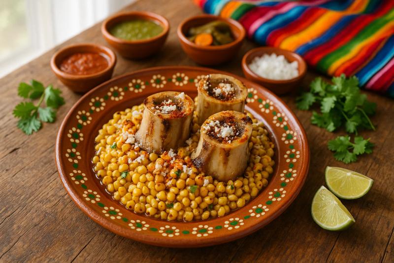 Esquites con Tuétano