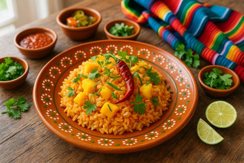 Arroz con Mango y Chile