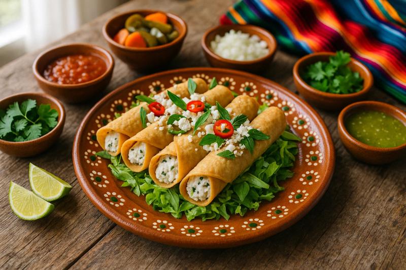 Flautas de Requesón