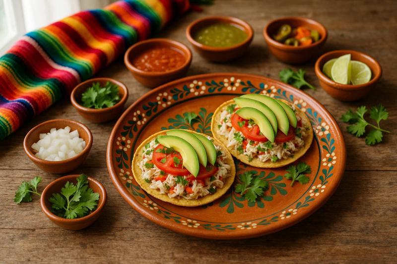 Tostadas de Jaiba Veracruzanas