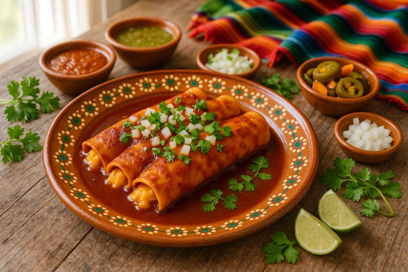 Enchiladas Tex-Mex de Queso