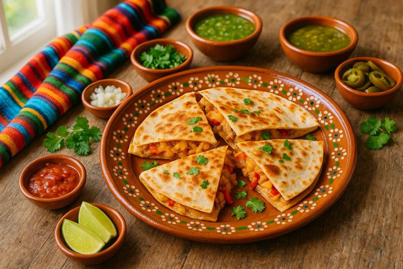 Quesadilla Tex-Mex de Pollo